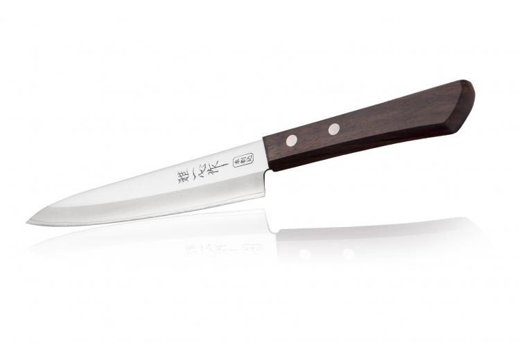 2002, Нож универсальный Kanetsugu Special Offer, 150 мм, сталь AUS-8/SUS410, 3 слоя, рукоять розовое дерево (10225030/22