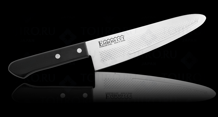 FC-14, Нож Шеф Fuji Cutlery Rasp Series, 185 мм, сталь Мо-V, рукоять пластик (10225030/220413/0002953)