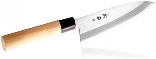 FC-73, Нож Деба Fuji Cutlery Narihira, 180 мм, сталь Мо-V, рукоять дерево, #9000 (10225030/220413/0002953)