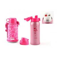 Термос спортивный Tiger MBO-A080 Pink, 0.8 л розовый (нержавеющая сталь, крышка-кружка, ширина горловины 4,1см, 2 пробки
