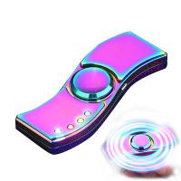 Электроимпульсная Зажигалка спиннер с подсветкой