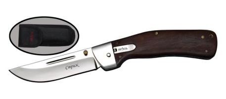 автоматич. нож хоз.-быт."Стриж" с нейлон. чехлом B192-34