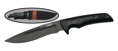 Ягуар нескл. нож хоз.-быт. с титановым покрытием  с нейлон.чехлом K324T