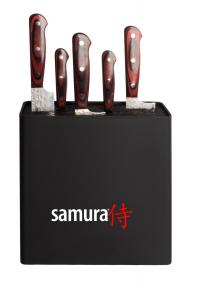 KBH-101/K Подставка универсальная для ножей "Samura", 230x225x82 мм, пластик (черная)
