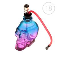 Бонг "Череп", 15 см, разноцветный, микс
