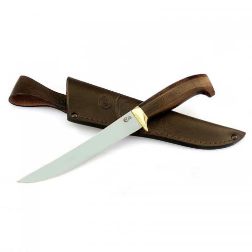 Нож Филейный "средний",кован,ст. 95х18,венги,литье