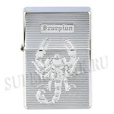 Зажигалка бензиновая - Angel Scorpion - Арт 24006