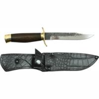 ВОЛК НР (9290)к Ножи. Россия нескладной кованый дерево мельхиор гравировка БАРС